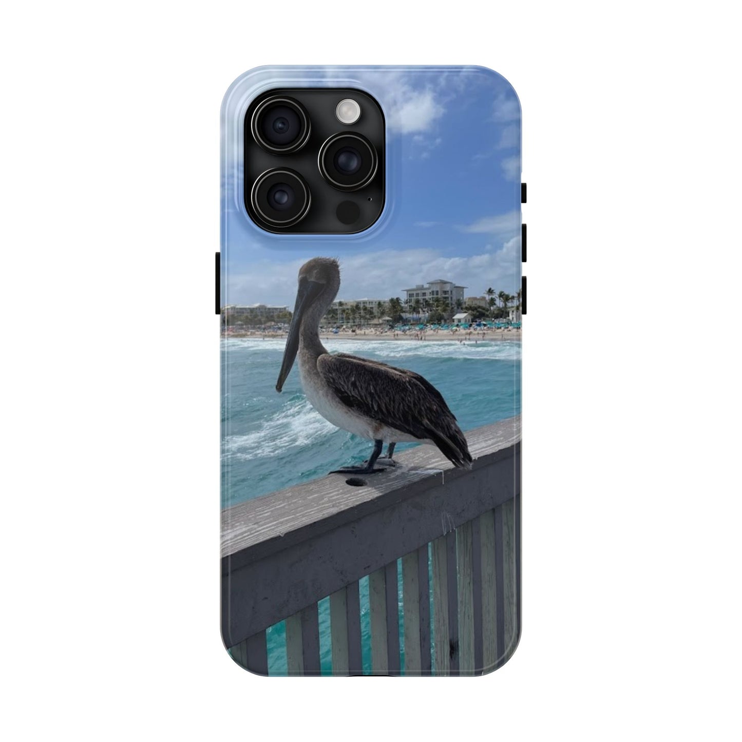 Coastal Pelican Tough Phone Cases - Durable Protection with Ocean Vibe