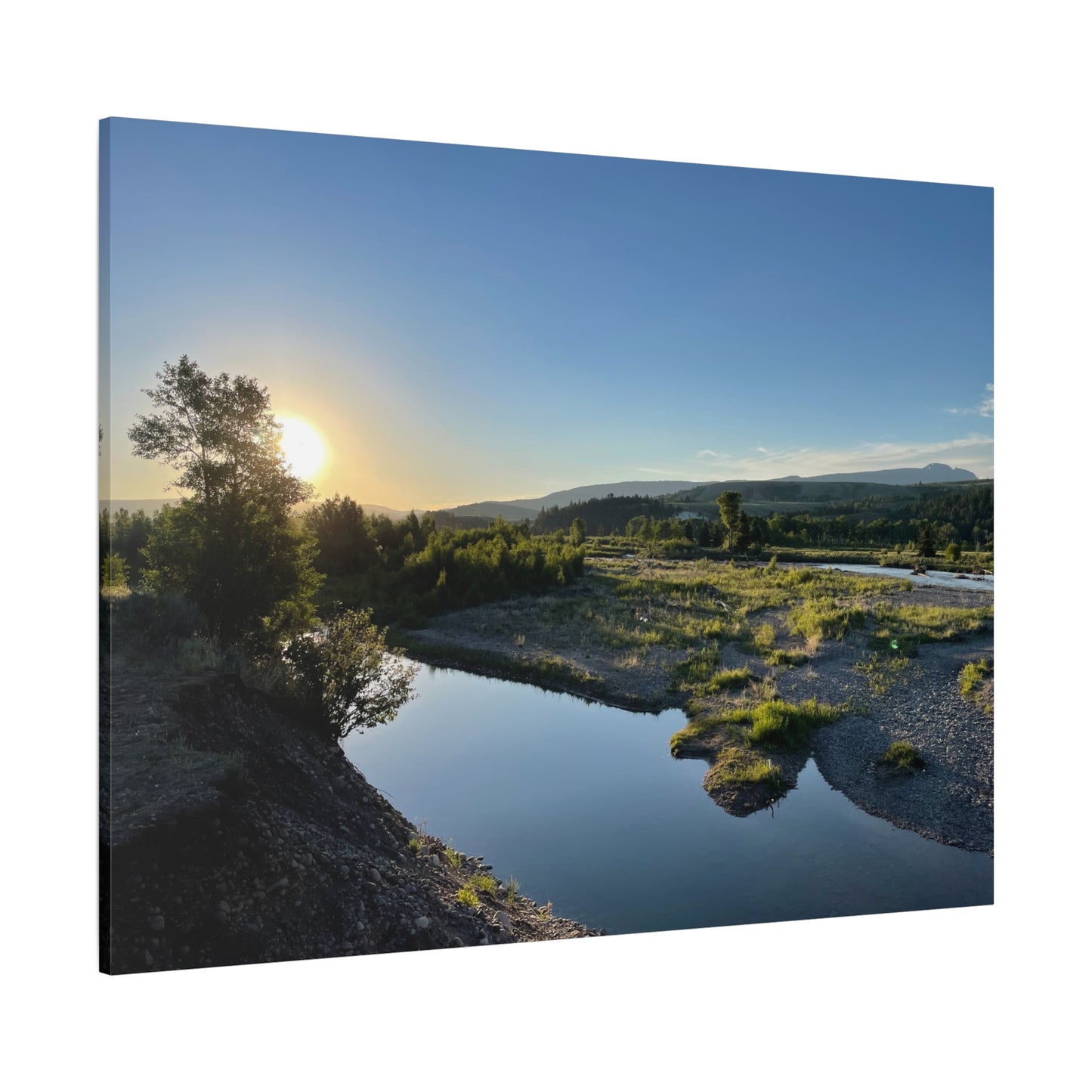 Serene Landscape Matte Canvas Wall Art