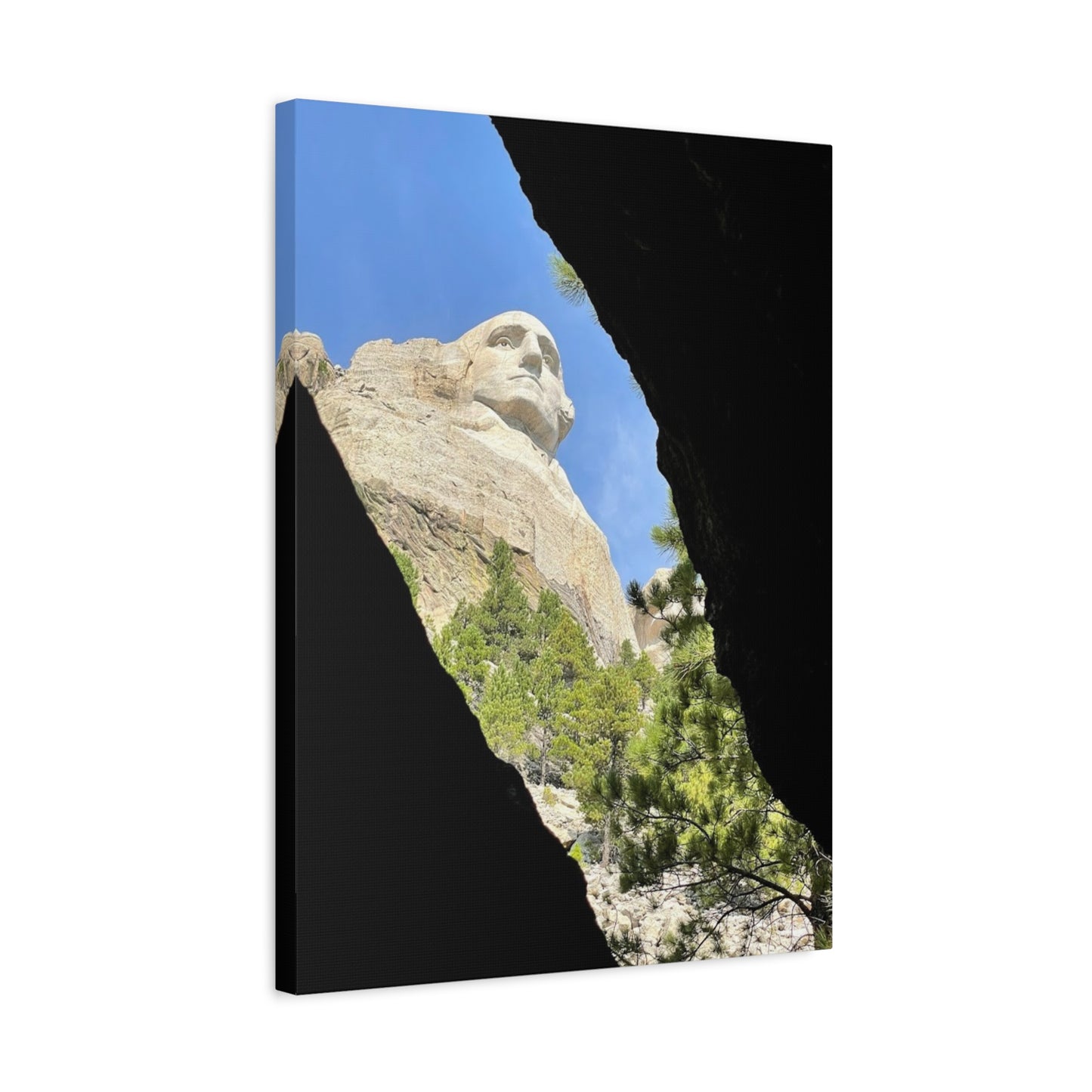 Mount Rushmore Matte Canvas Wall Art - Nature & History Decor