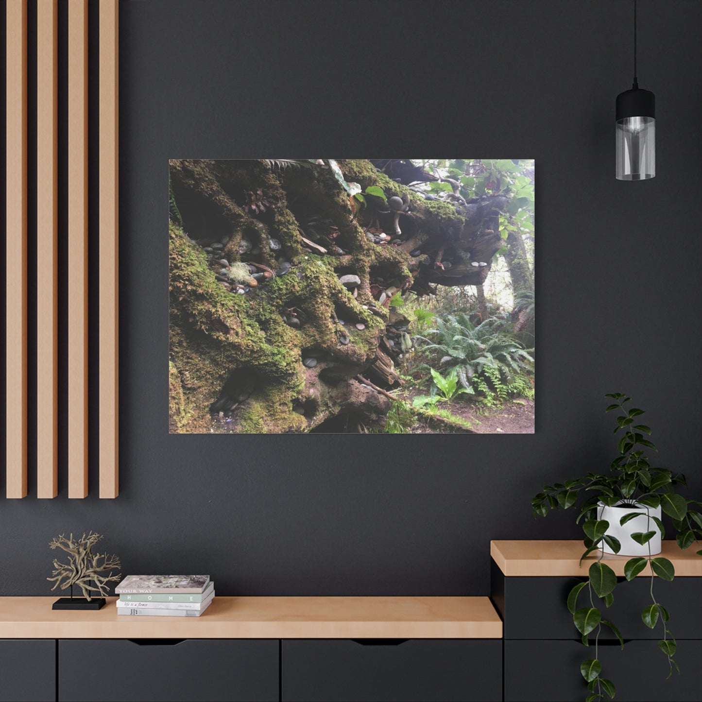 Nature-Inspired Stretched Canvas Art: Enchanted Forest Vibes