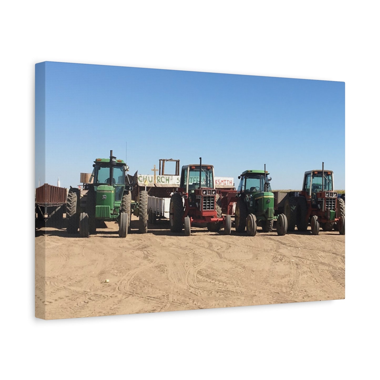 Farming Tractors Canvas Art - Stretched Matte Wall Decor