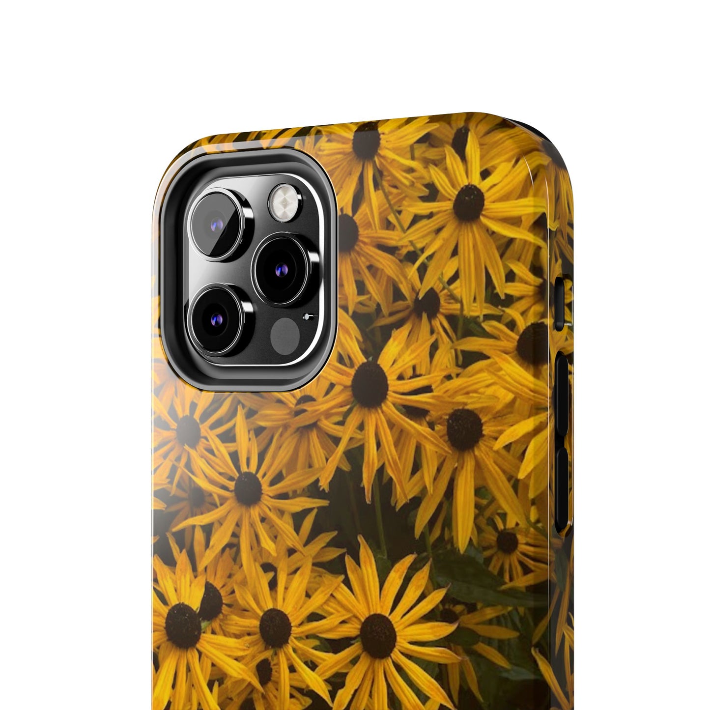 Vibrant Floral Tough Phone Case – Durable Protection with a Sunny Yellow Flower Design