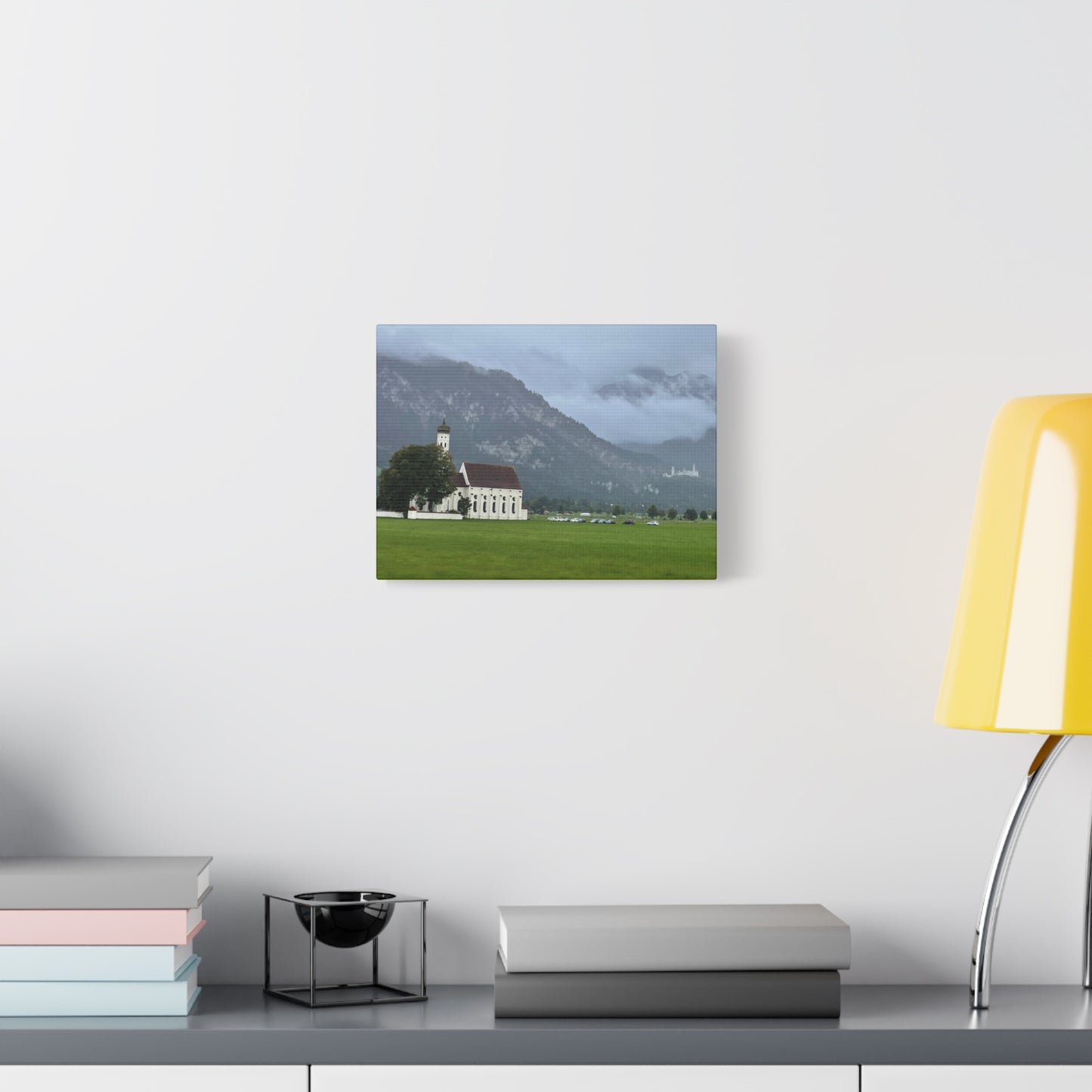Scenic Matte Canvas Art - Tranquil Mountain Landscape Germany