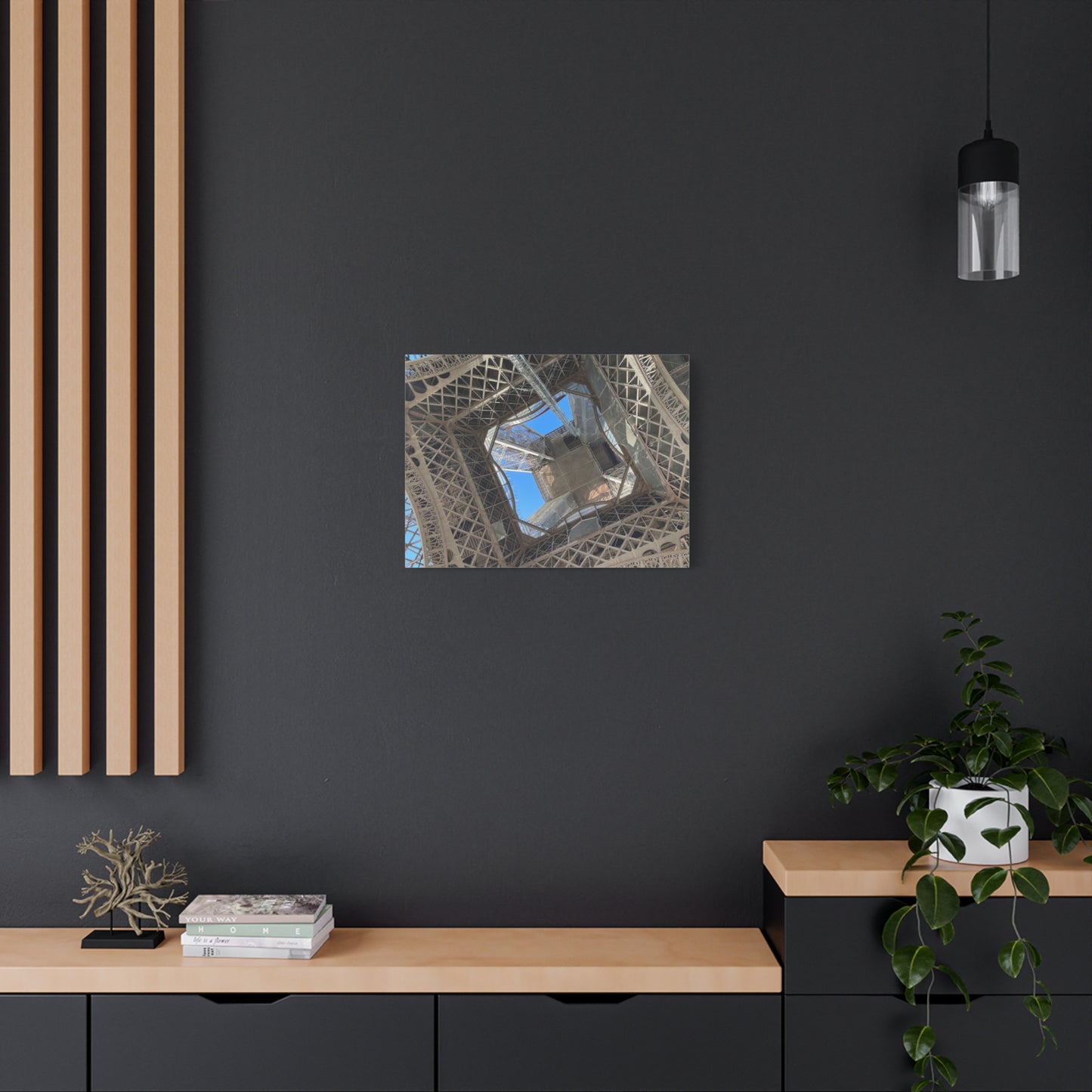 Eiffel Tower Canvas Art Print - Unique Architectural Home Decor