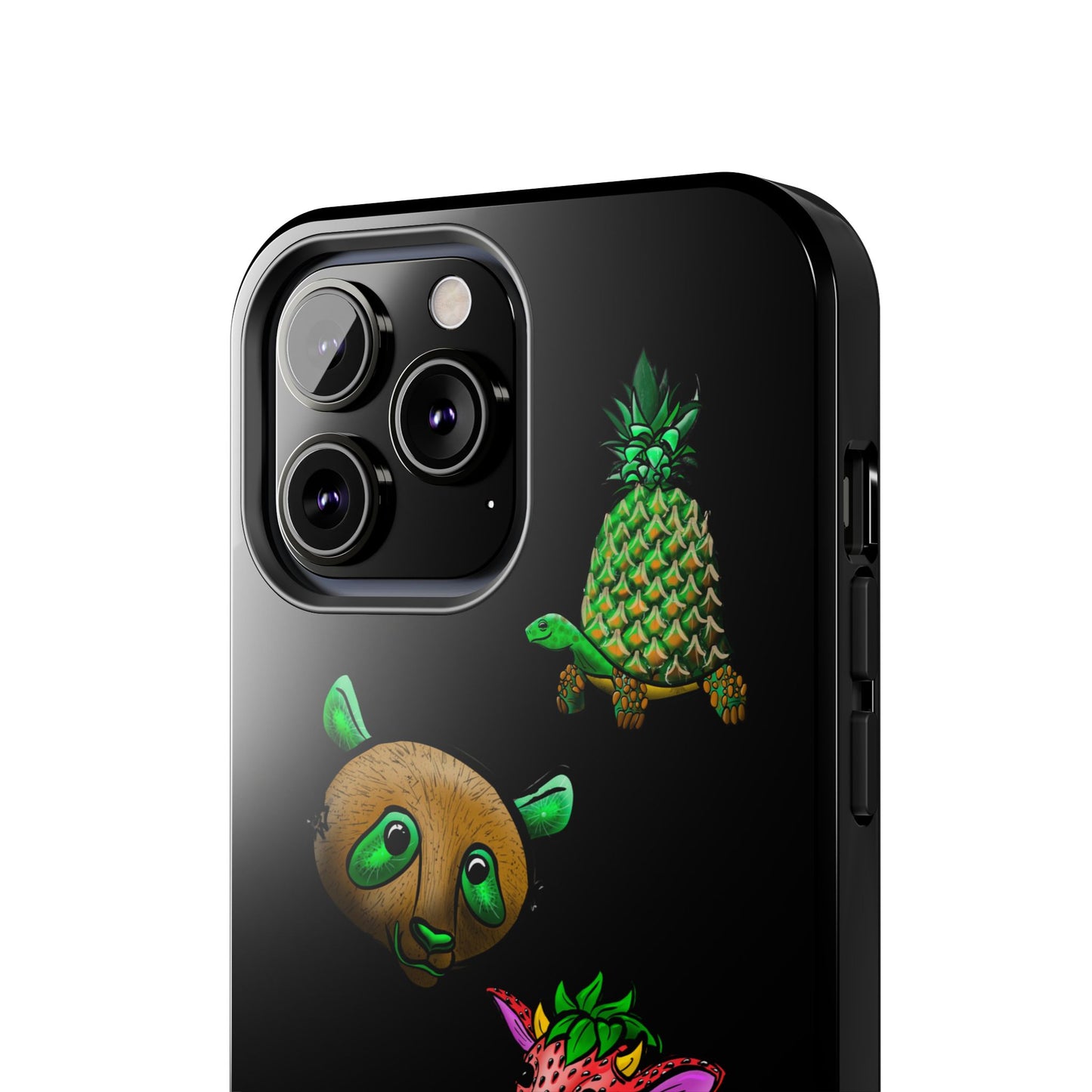 Colorful Animal Design Tough Phone Case - Unique Protection for Wildlife Lovers