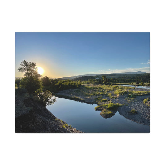 Serene Landscape Matte Canvas Wall Art