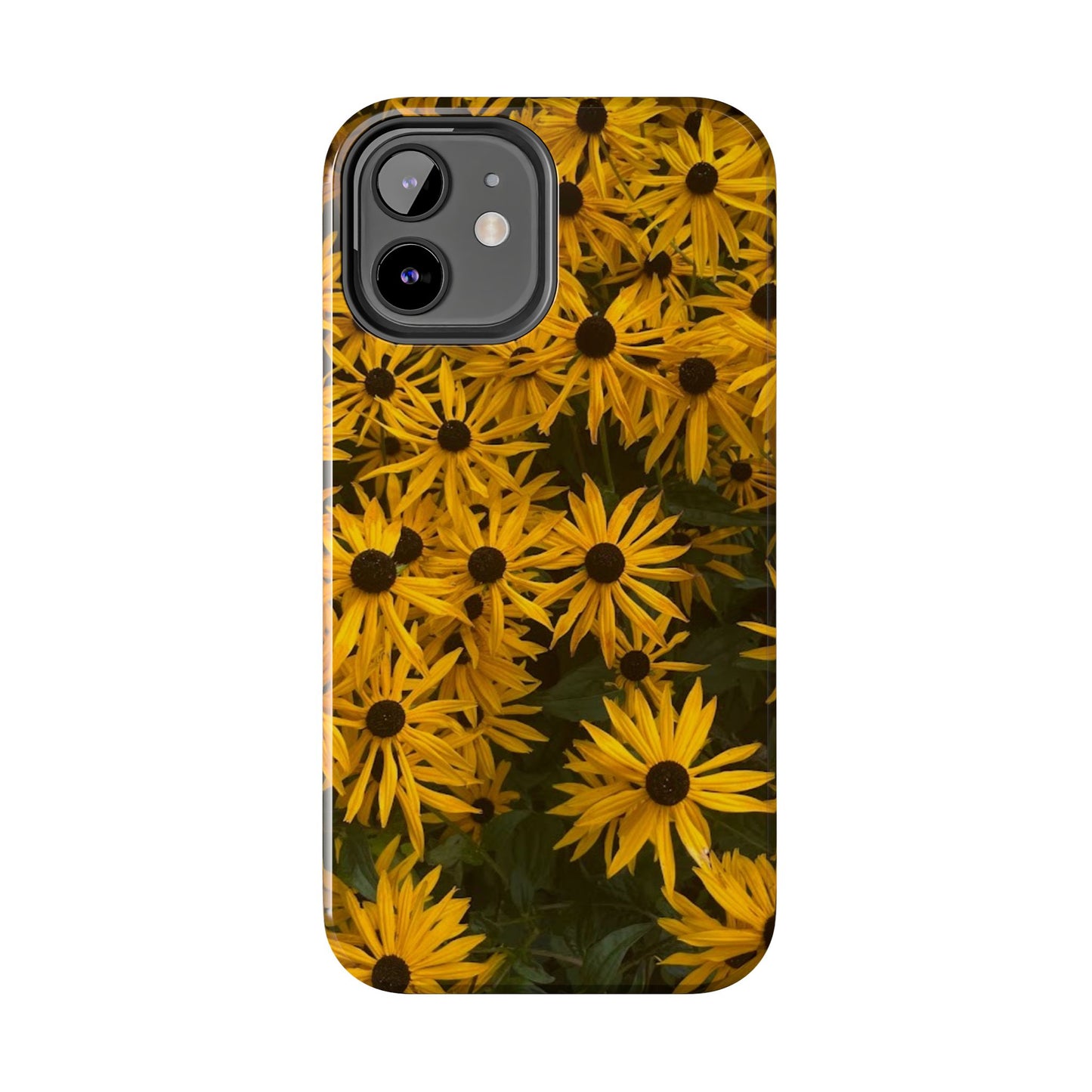 Vibrant Floral Tough Phone Case – Durable Protection with a Sunny Yellow Flower Design
