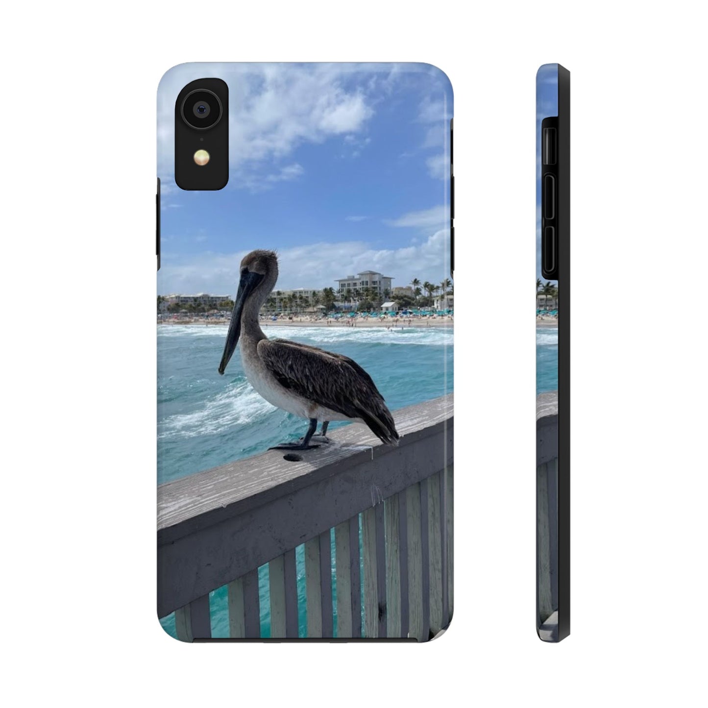 Coastal Pelican Tough Phone Cases - Durable Protection with Ocean Vibe